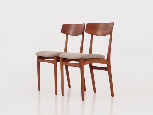 Danish Teak Dining Chairs, 1970s, Set of 2-VND-1805157