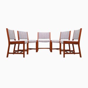 Danish Teak Dining Chairs, 1970s, Set of 5-VND-1784150