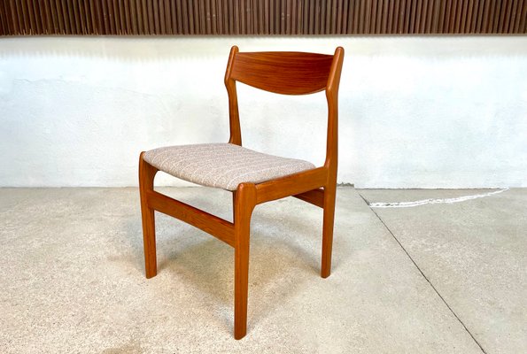 Danish Teak Dining Chairs by Erik Buch / Erik Buck for O.D. Møbler, 1960s, Set of 4-JP-1377227