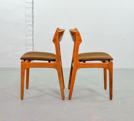 Danish Teak Dining Chairs by Erik Buch for Odense Maskinsnedkeri / O.D. Møbler, 1960s, Set of 4-IXC-808605