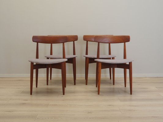 Danish Teak Dining Chairs by H.W. Klein, 1960s, Set of 4-VND-2013756