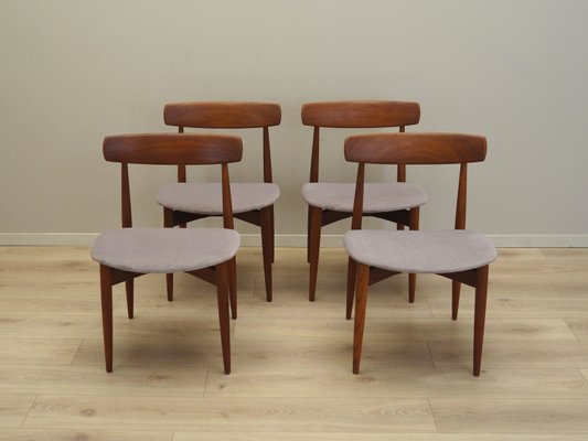 Danish Teak Dining Chairs by H.W. Klein, 1960s, Set of 4-VND-2013756