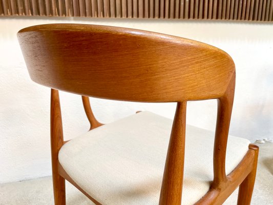 Danish Teak Dining Chairs by Johannes Andersen for Uldum Furniture Factory, 1960s, Set of 4-JP-1347611