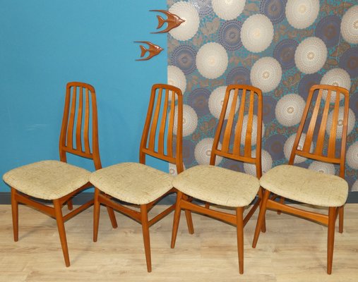 Danish Teak Dining Chairs from Den Blaa Fabrik, 1960s, Set of 4-AFE-658760