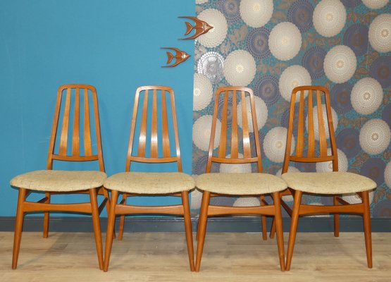 Danish Teak Dining Chairs from Den Blaa Fabrik, 1960s, Set of 4-AFE-658760