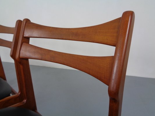 Danish Teak Dining Chairs from Vamo Mobelfabrik, 1960s, Set of 4-RDW-833983