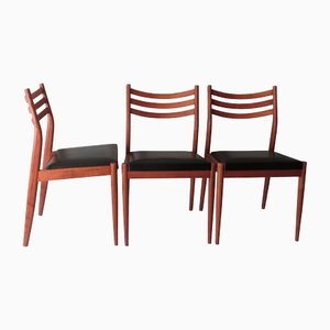 Danish Teak Dining Room Chairs, 1960s, Set of 3-UKG-1430640