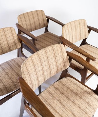 Danish Teak Dining Room Chairs, 1960s, Set of 4-UY-980695