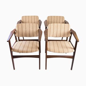 Danish Teak Dining Room Chairs, 1960s, Set of 4-UY-980695