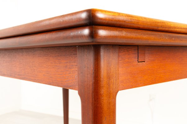 Danish Teak Dining Table, 1960s-WIX-953377