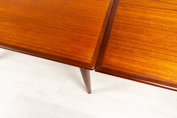 Danish Teak Dining Table, 1960s-WIX-953377