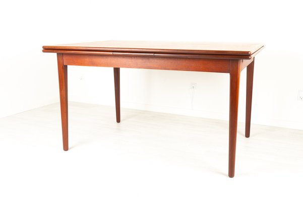 Danish Teak Dining Table, 1960s-WIX-953377