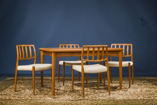 Danish Teak Dining Table by Grete Jalk, 1960s-ZZH-888673