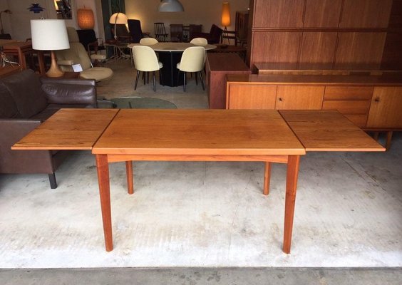 Danish Teak Dining Table by Henning Kjaernulf for Vejle Stéle, 1960s-WSA-831401