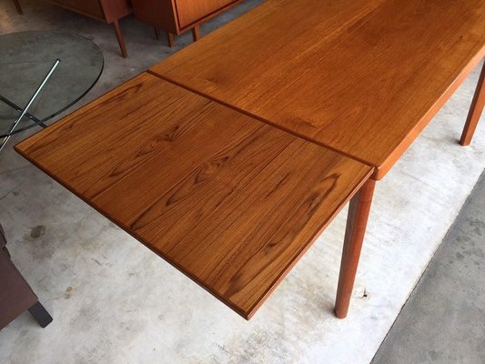 Danish Teak Dining Table by Henning Kjaernulf for Vejle Stéle, 1960s-WSA-831401