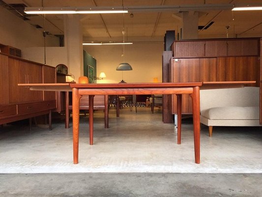 Danish Teak Dining Table by Sharnning & Elgaard for Randers, 1960s-WSA-831370