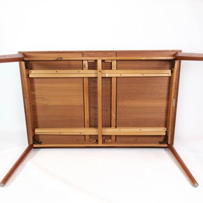 Danish Teak Dining Table with Extension Plates, 1960s-UY-1000743