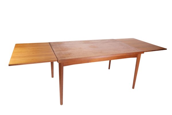 Danish Teak Dining Table with Extension Plates, 1960s-UY-1000743