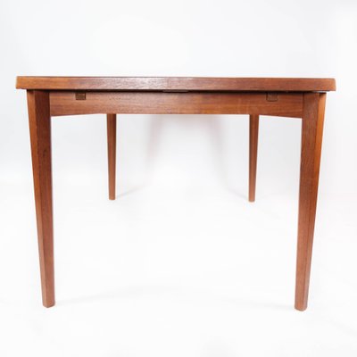 Danish Teak Dining Table with Extension Plates, 1960s-UY-1000743