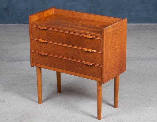 Danish Teak Dresser or Nightstand, 1960s-ZGQ-1254263