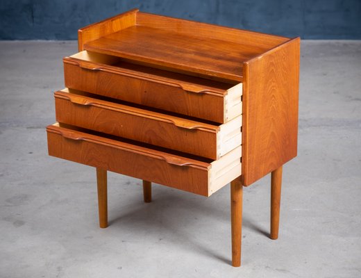 Danish Teak Dresser or Nightstand, 1960s-ZGQ-1254263