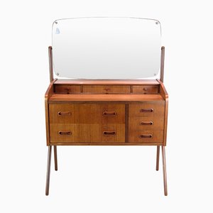 Danish Teak Dresser with Mirror, 1960s-UY-1818039