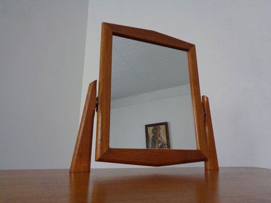 Danish Teak Dressing Table with Mirror, 1960s-RDW-1189196