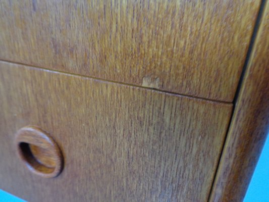 Danish Teak Dressing Table with Mirror, 1960s-RDW-1189196