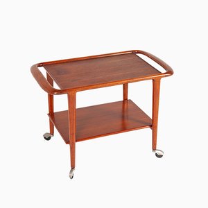 Danish Teak Drinks Trolley by Niels Otto Møller for JL Moller Furniture Factory, 1960s-QVY-906083