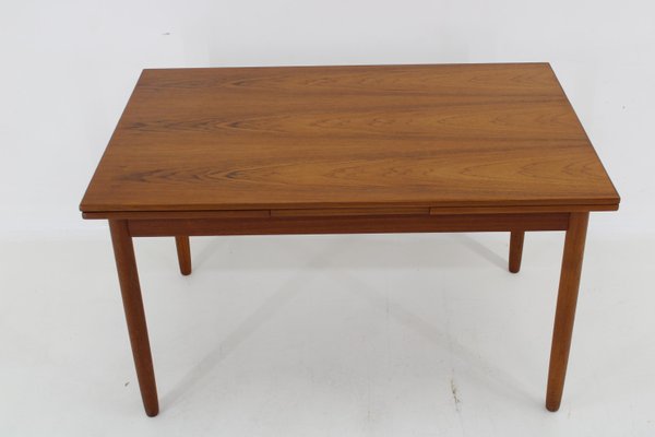 Danish Teak Extendable Dining Table, 1960s-TZ-1787230