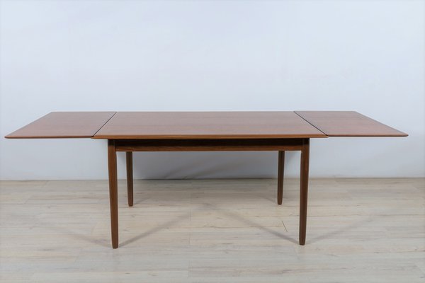 Danish Teak Extendable Dining Table, 1960s-NIT-1383863