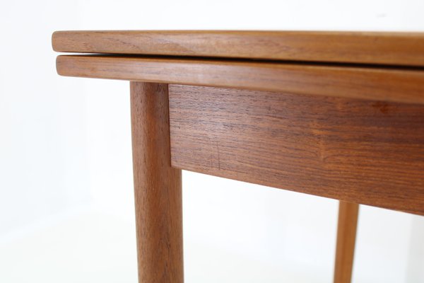 Danish Teak Extendable Dining Table, 1960s-TZ-1787230