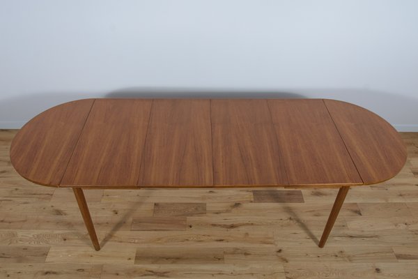 Danish Teak Extendable Dining Table, 1960s-NIT-1427557