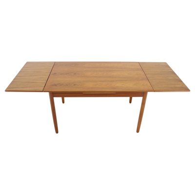 Danish Teak Extendable Dining Table, 1960s-TZ-1787230