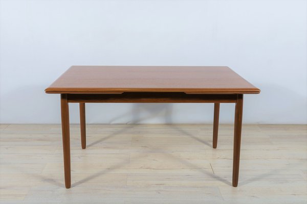 Danish Teak Extendable Dining Table, 1960s-NIT-1383863