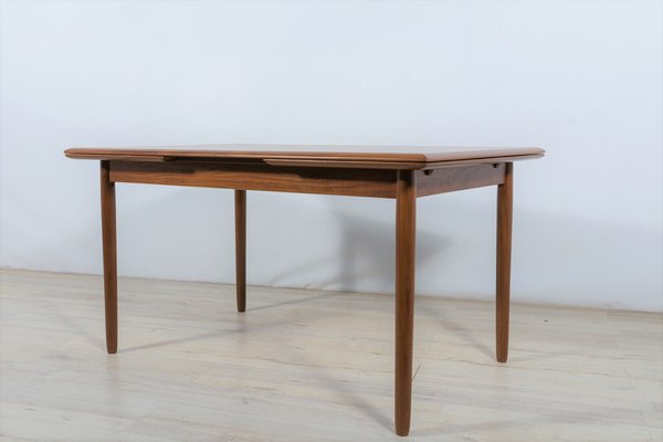 Danish Teak Extendable Dining Table, 1960s-NIT-1383863