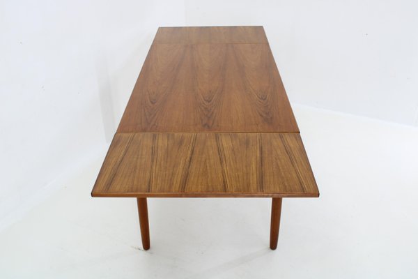 Danish Teak Extendable Dining Table, 1960s-TZ-1787230