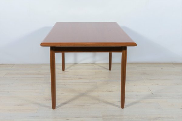 Danish Teak Extendable Dining Table, 1960s-NIT-1383863