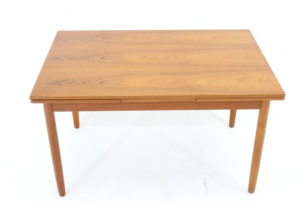 Danish Teak Extendable Dining Table, 1960s-TZ-1787230