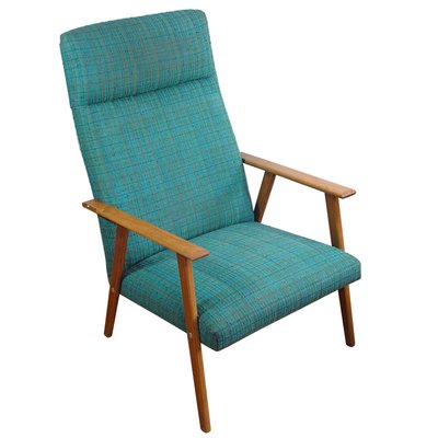 Danish Teak High-Backed Armchairs, 1960s, Set of 2-GIW-1365005