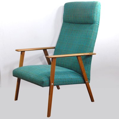 Danish Teak High-Backed Armchairs, 1960s, Set of 2-GIW-1365005