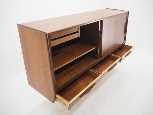 Danish Teak Highboard, 1960s-TZ-900503