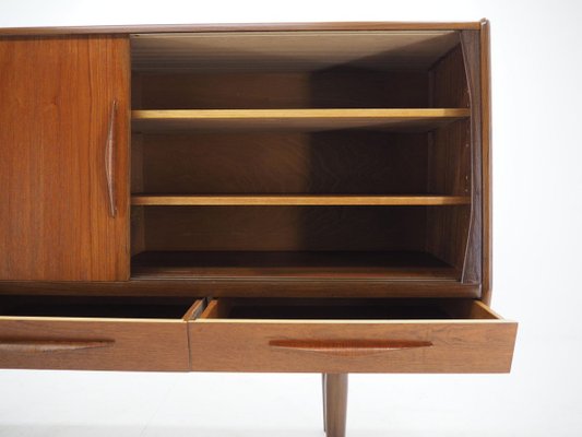 Danish Teak Highboard, 1960s-TZ-900503