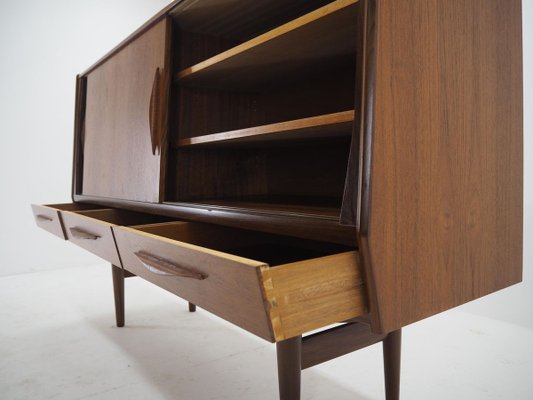 Danish Teak Highboard, 1960s-TZ-900503