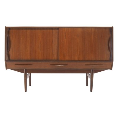 Danish Teak Highboard, 1960s-TZ-900503