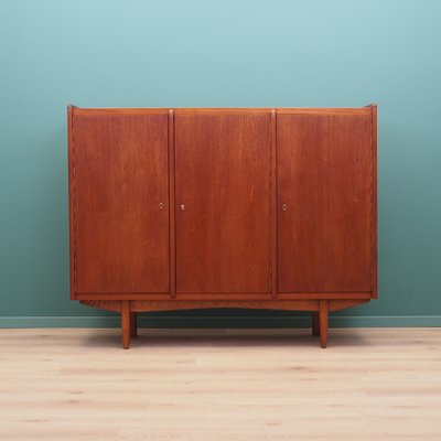 Danish Teak Highboard, 1960s-VND-2019678