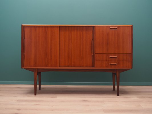 Danish Teak Highboard, 1960s-VND-2015983