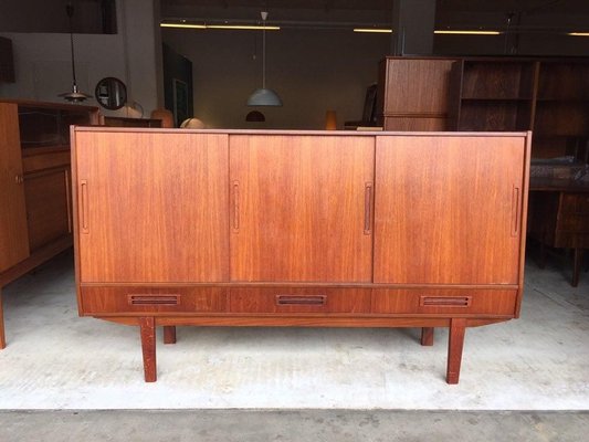 Danish Teak Highboard, 1960s-WSA-831392