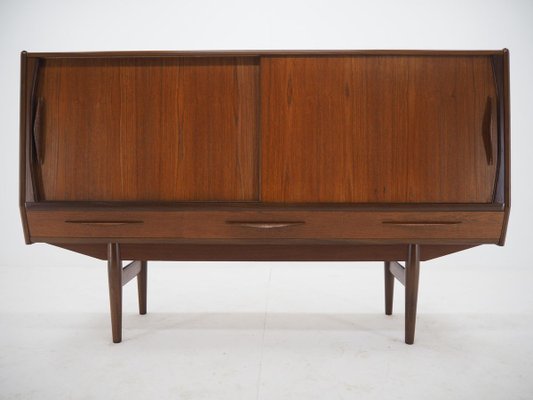 Danish Teak Highboard, 1960s-TZ-900503