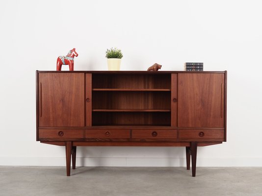 Danish Teak Highboard, 1960s-VND-1306499